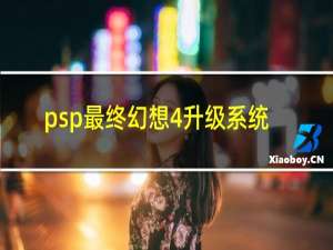 psp最终幻想4升级系统