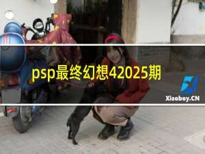 psp最终幻想4 25期