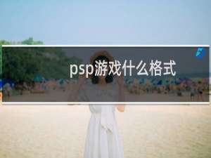 psp游戏什么格式