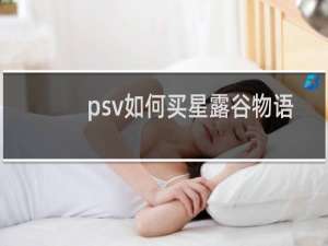 psv如何买星露谷物语