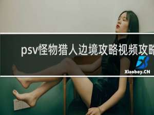 psv怪物猎人边境攻略视频攻略