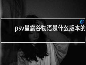 psv星露谷物语是什么版本的