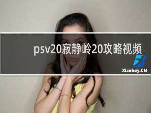 psv 寂静岭 攻略视频