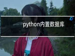 python内置数据库