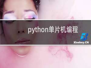 python单片机编程