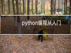 python编程从入门