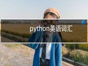 python英语词汇