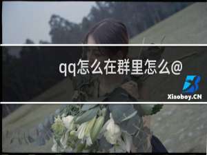 qq怎么在群里怎么@别人（QQ中在群里@别人的简单方法）