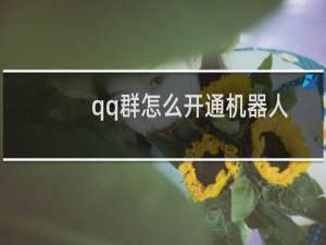 qq群怎么开通机器人