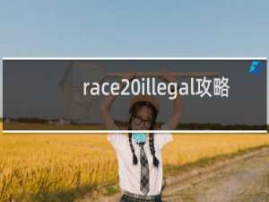 race illegal攻略