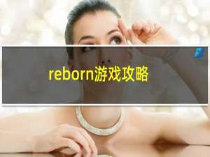 reborn游戏攻略