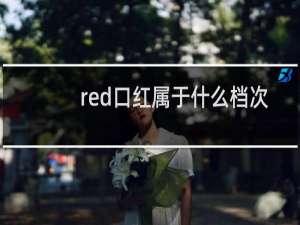 red口红属于什么档次