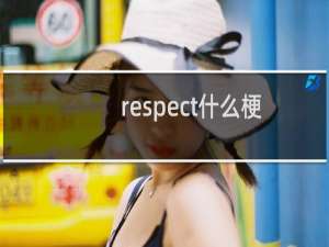 respect什么梗