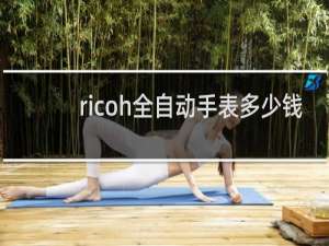 ricoh全自动手表多少钱