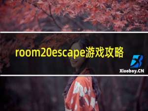 room escape游戏攻略