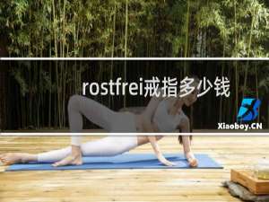 rostfrei戒指多少钱
