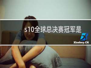 s10全球总决赛冠军是谁