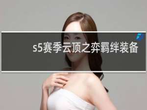s5赛季云顶之弈羁绊装备