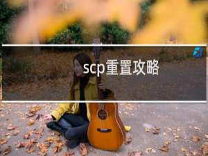 scp重置攻略