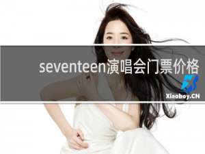 seventeen演唱会门票价格