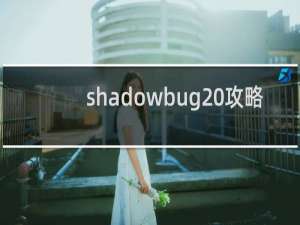 shadowbug 攻略