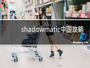 shadowmatic中国攻略