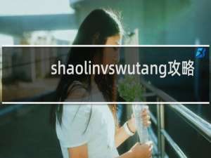 shaolinvswutang攻略