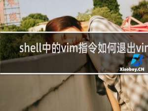 shell中的vim指令如何退出vim