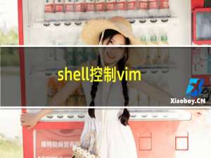 shell控制vim