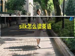 silk怎么读英语