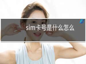 sim卡号是什么怎么查询（sim卡号是什么）