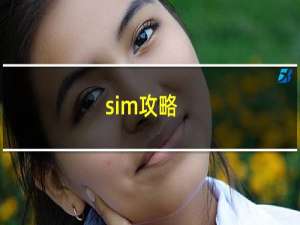 sim攻略