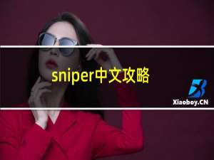 sniper中文攻略