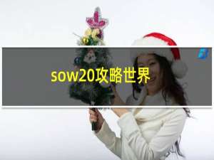 sow 攻略世界