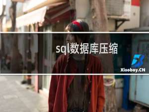 sql数据库压缩