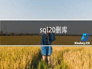 sql 删库