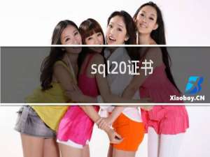 sql 证书