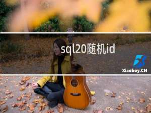 sql 随机id