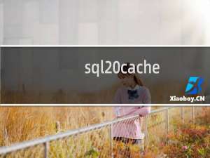 sql cache
