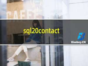 sql contact