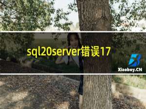 sql server错误17