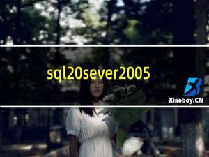 sql sever2005