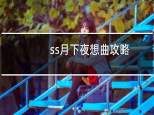 ss月下夜想曲攻略