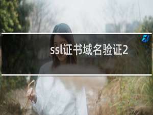 ssl证书域名验证2个多小时了不过