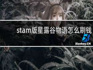 stam版星露谷物语怎么刷钱