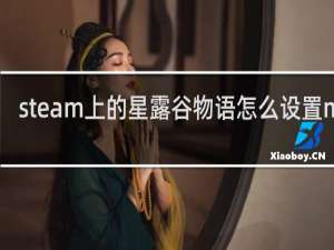 steam上的星露谷物语怎么设置mod