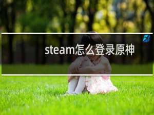 steam怎么登录原神