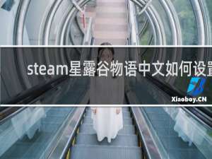 steam星露谷物语中文如何设置