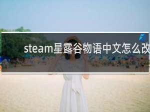 steam星露谷物语中文怎么改
