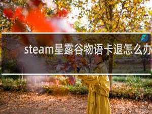 steam星露谷物语卡退怎么办